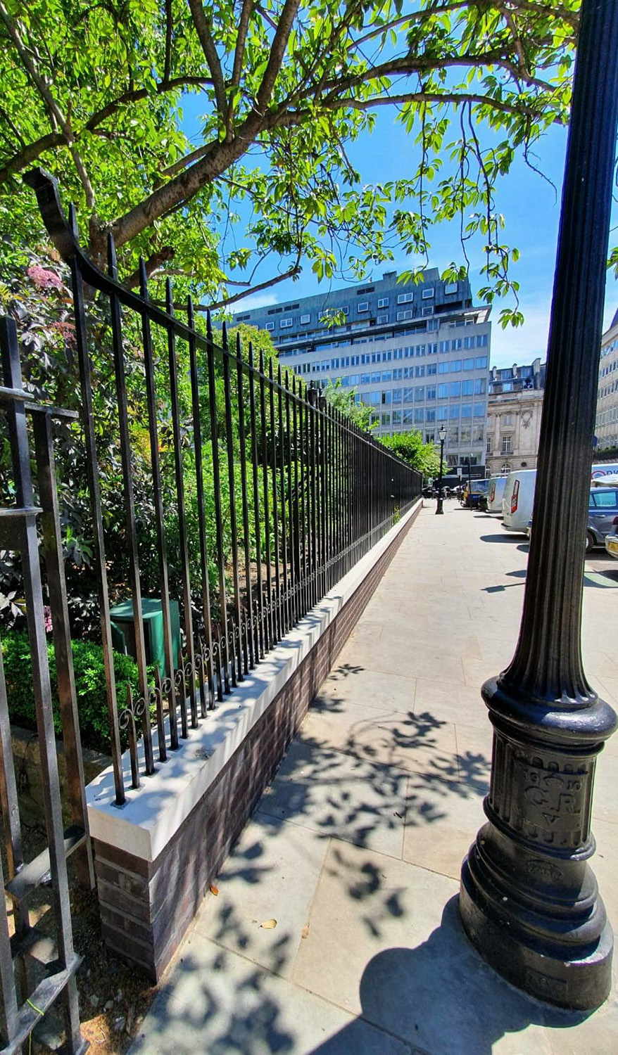 Metalcraft chosen for the restoration of historic railings at St James’s Square